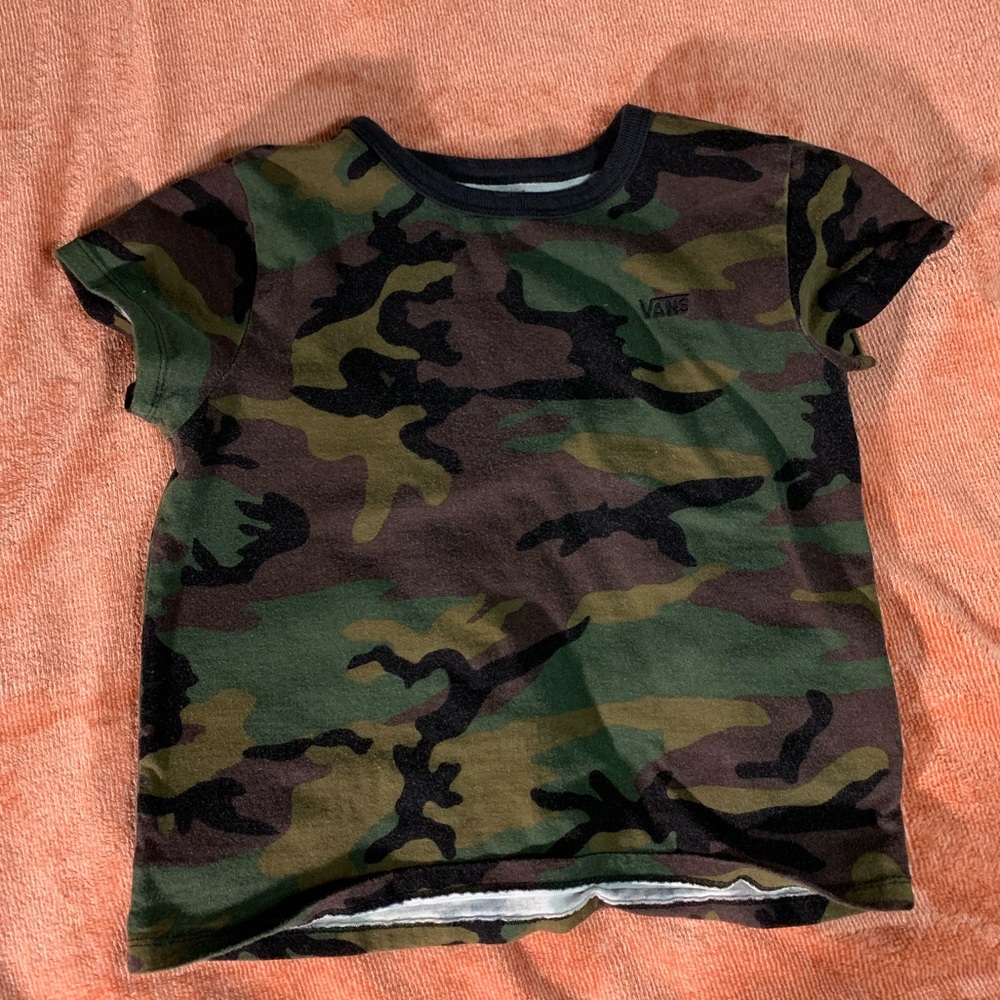 Vans Camo cropped Tshirt